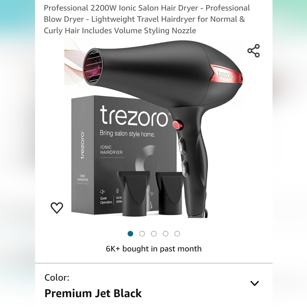 New! 2200w hair dryer